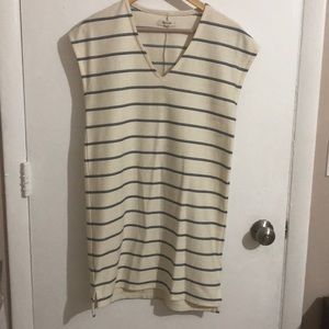 Striped madewell dress xxs
